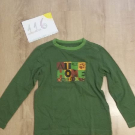 t shirt lange mouwen groen 116