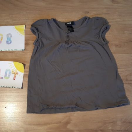 t shirt grijs 98-104