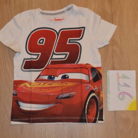t shirt mcqueen 116 grijs