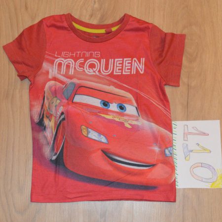 t shirt mcqueen rood 116